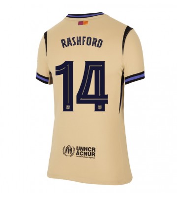 Barcelona Marcus Rashford #14 Udebanetrøje Dame 2025-26 Kortærmet